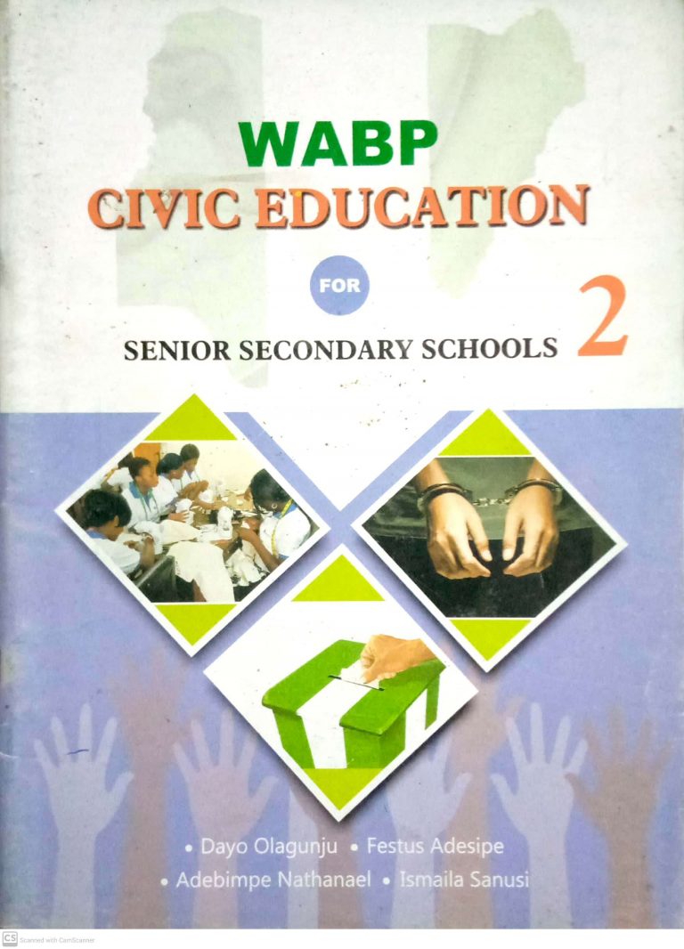 Civic education for senior secondary school book 2 west african book